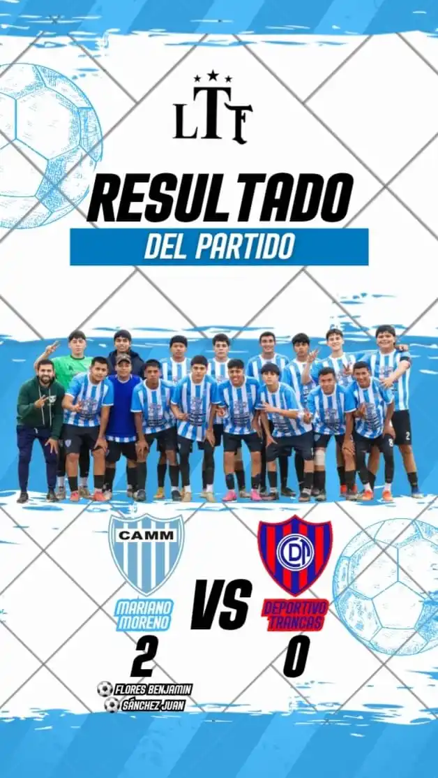 Image from C.A. Mariano Moreno 🩵🤍: 🩵🤍 _*Mariano Moreno vs*_ ❤️💙 _*Deportivo Trancas*_ 💥 *Clásico* 💥...