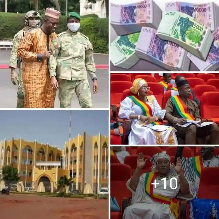Image from Bamada.net: 🇲🇱 Mali : Le Président Malick Diaw et les membres du CNT acceptent d...