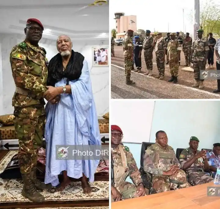 Image from Bamada.net: 🇲🇱 VISITE DE HAUT NIVEAU À NIORO : LES FAMa RENFORCENT LEUR PRÉSENCE...