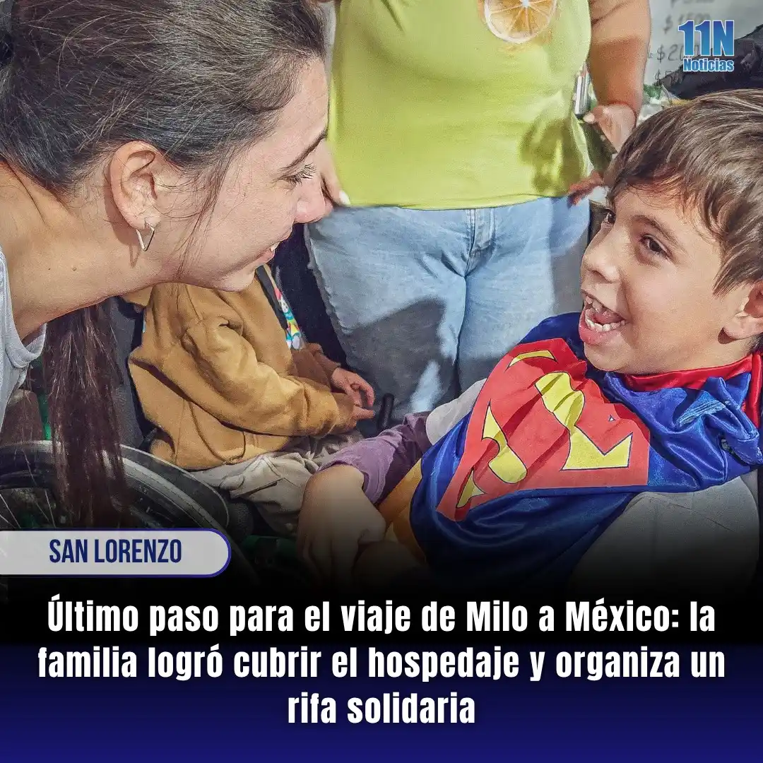 Image from 11Noticias: *💪🇲🇽 Último paso para el viaje de Milo a México: la familia logró c...
