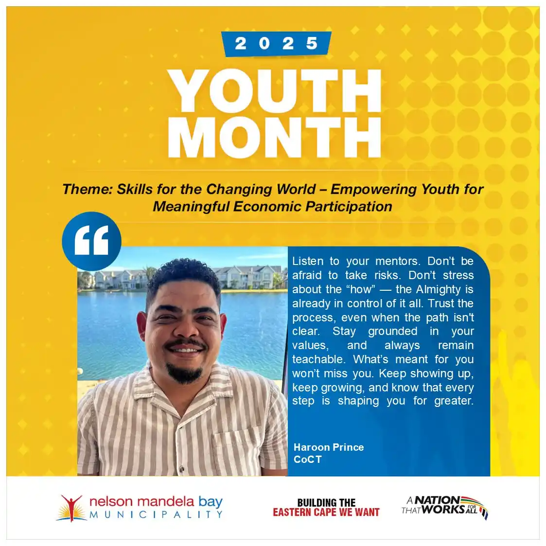 Image from Nelson Mandela Bay Municipality : Nelson Mandela Bay Municipality celebrates Youth Month under the theme...