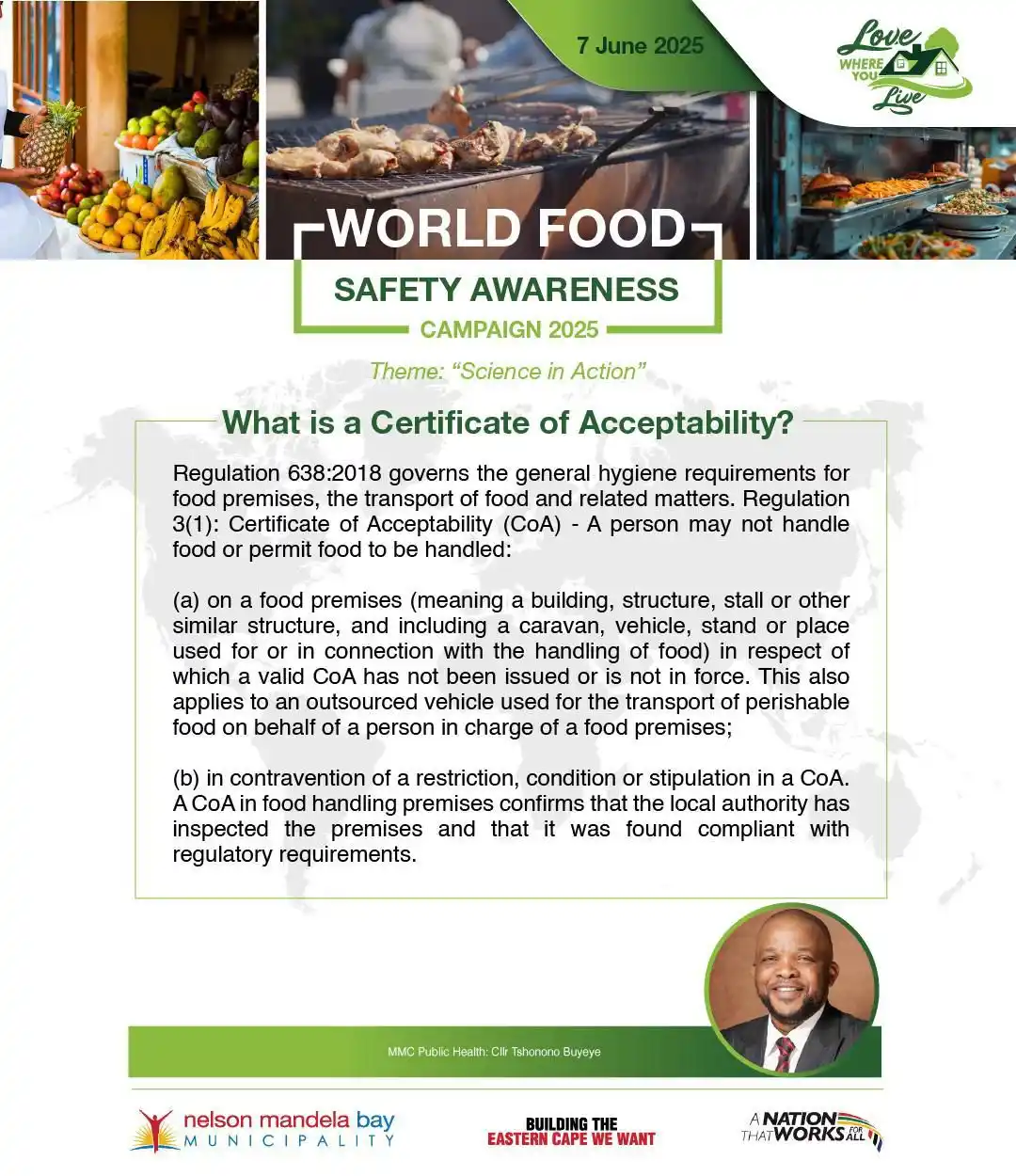 Image from Nelson Mandela Bay Municipality : Nelson Mandela Bay Municipality’s Environmental Health team is raising...