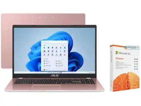 Image from Promos e ofertas | achadinho online : 🔥 Notebook ASUS Vivobook Go 15 4GB RAM 128GB eMMC - Windows 11 + Micr...