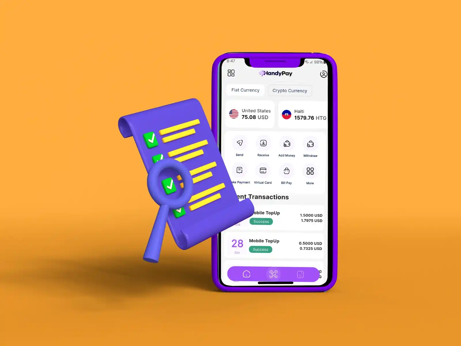 Image from HandyPay LLC: *🔧 Nouvo Mizajou HandyPay Disponib!* _*Nou korije tout pwoblèm ou te...