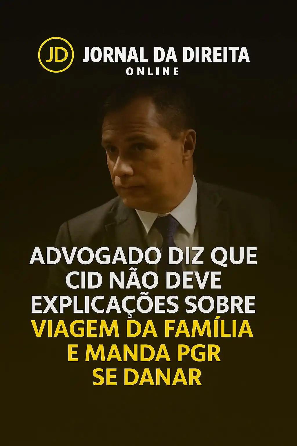 Image from Jornal Da Direita Online: O advogado Cezar Bitencourt, chefe da defesa do tenente-coronel Mauro ...