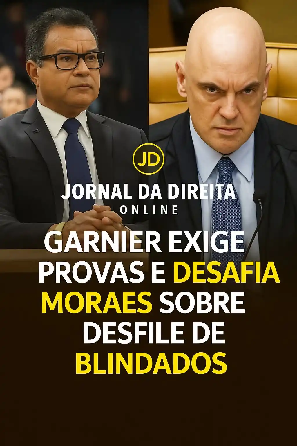 Image from Jornal Da Direita Online: O ex‑comandante da Marinha, Almir Garnier Santos, protocolou no STF um...