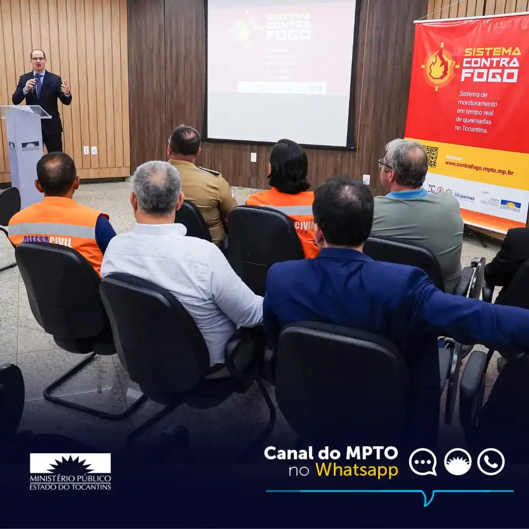 Image from Ministério Público do Tocantins: 🛰️ O futuro do combate às queimadas chegou ao Tocantins! O MPTO lanço...