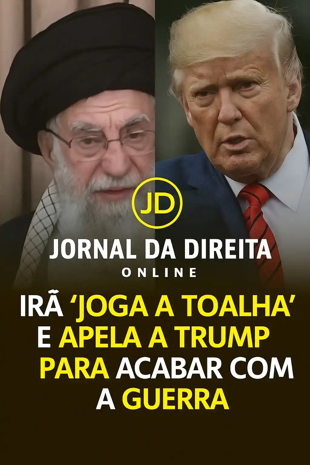 Image from Jornal Da Direita Online: O Irã apelou.... O Irã apelou diretamente ao presidente dos EUA, Dona...
