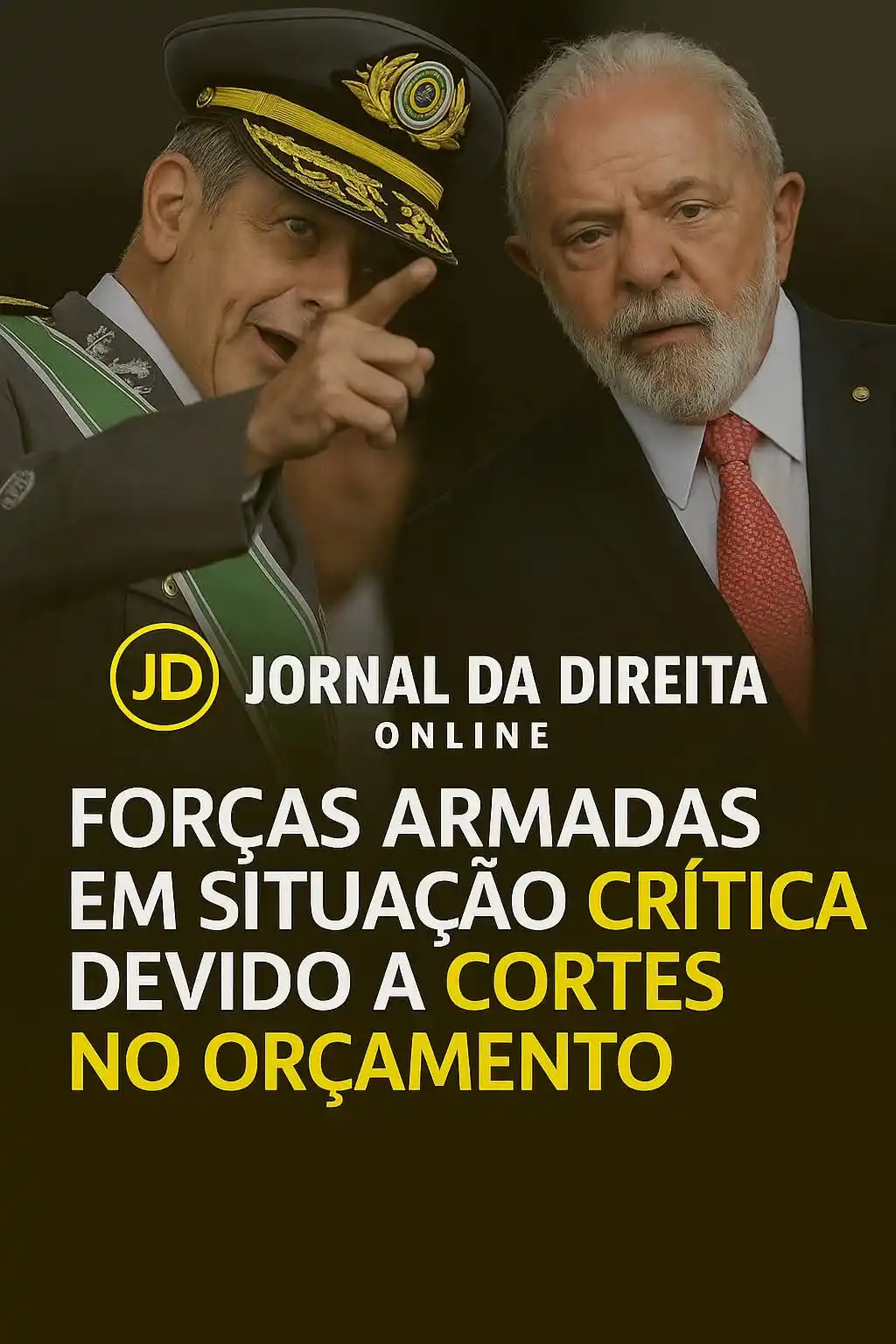 Image from Jornal Da Direita Online: O Ministério da Defesa sofreu um contingenciamento de R$ 2,6 bilhões d...