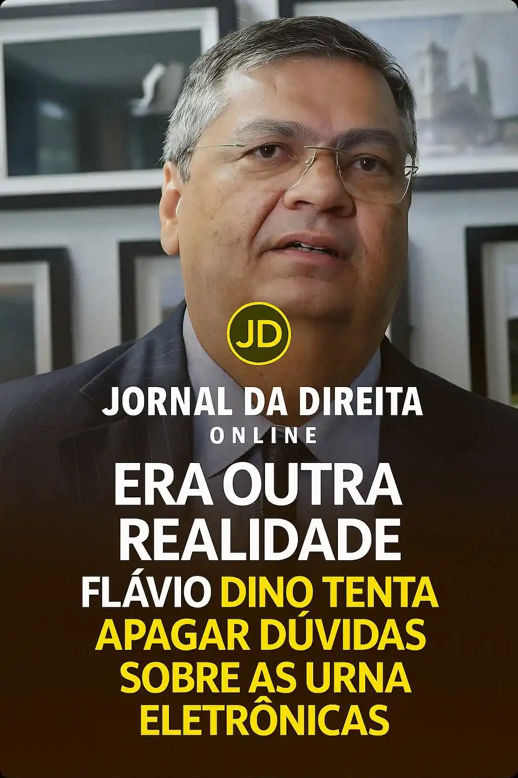 Image from Jornal Da Direita Online: O ministro do STF, Flávio Dino, afirmou em palestra no Tribunal de Con...
