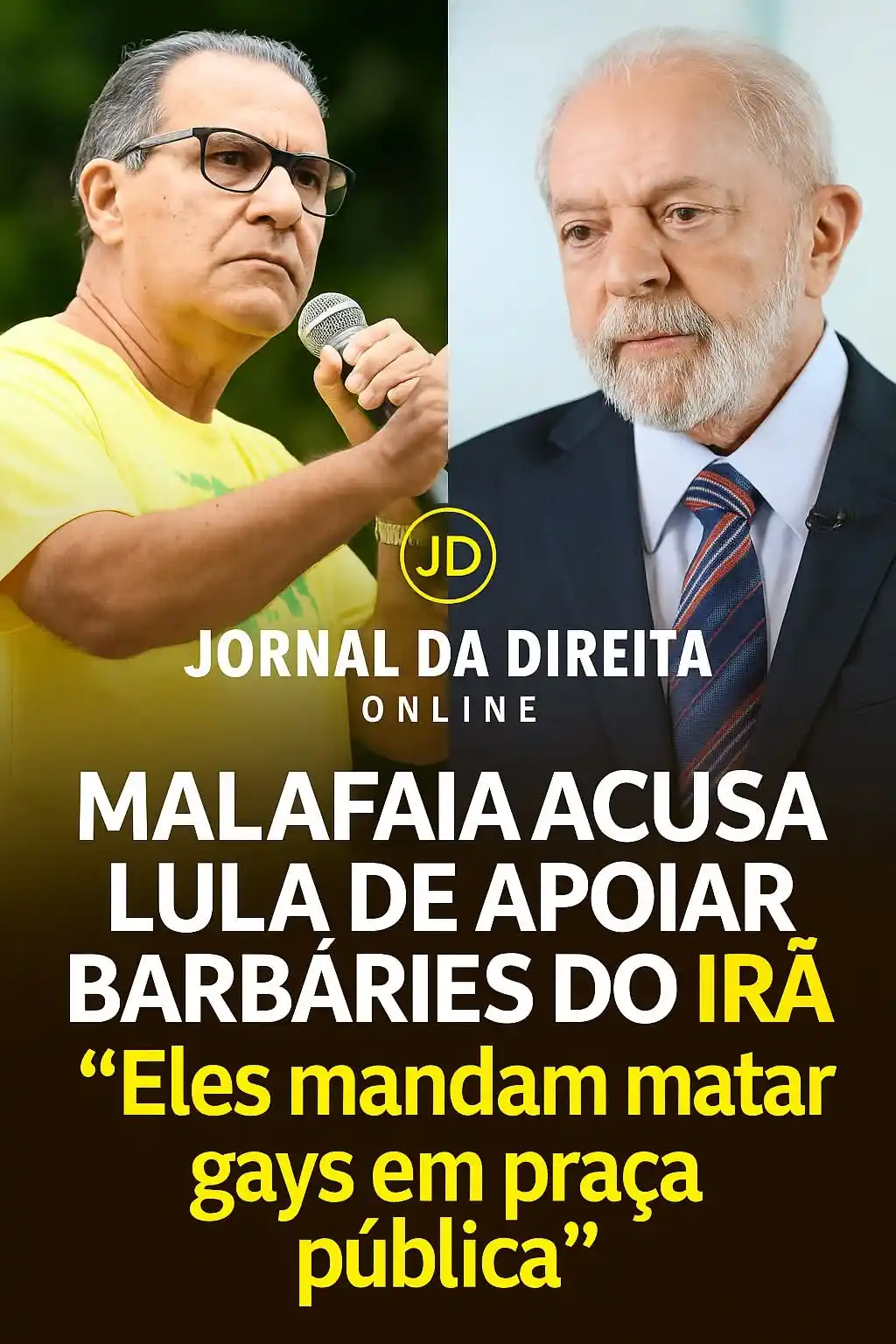 Image from Jornal Da Direita Online: O pastor Silas Malafaia criticou com veemência as declarações do presi...
