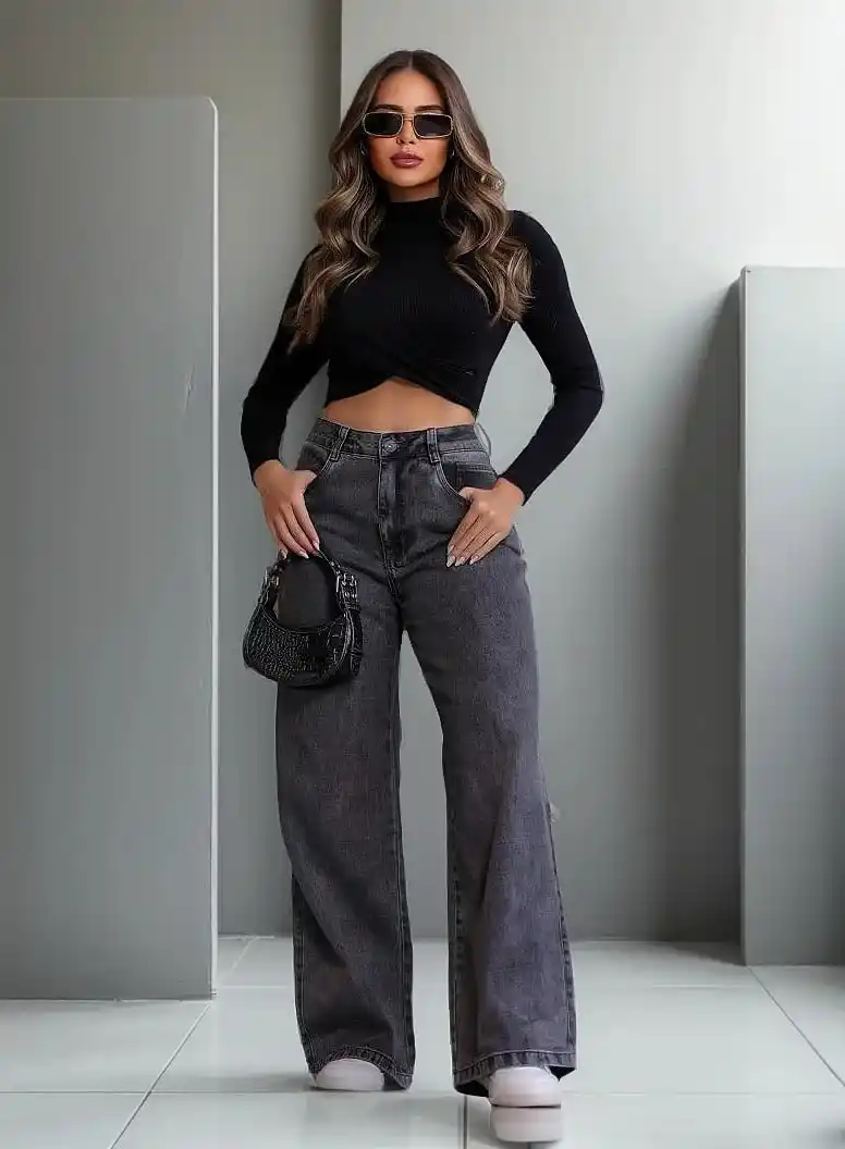 Image from ACHADINHOS DA NANDA | OFERTAS E CUPONS 🛍️🛒: 💛 OFERTA IMPERDÍVEL NO MERCADO LIVRE 👖 Calça Jeans Feminina estilo ...