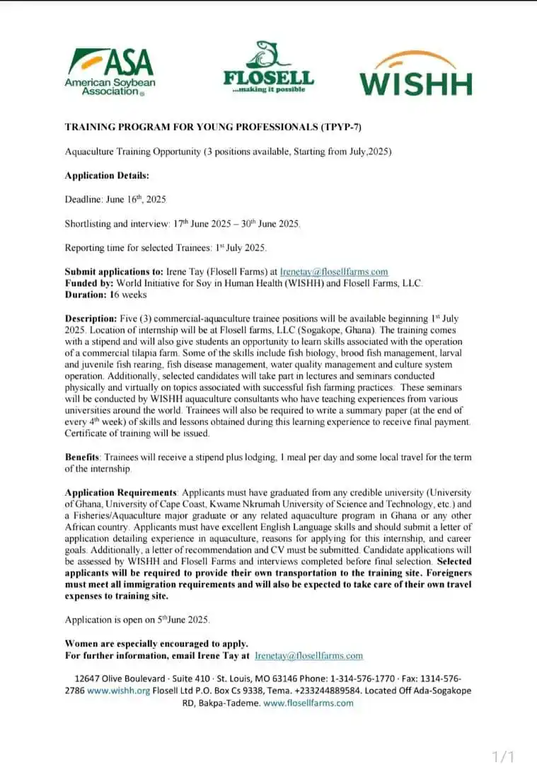 PRODAVE INTEGRATED FARMS AND SERVICES LIMITED (CATFISHPRENEUR) post