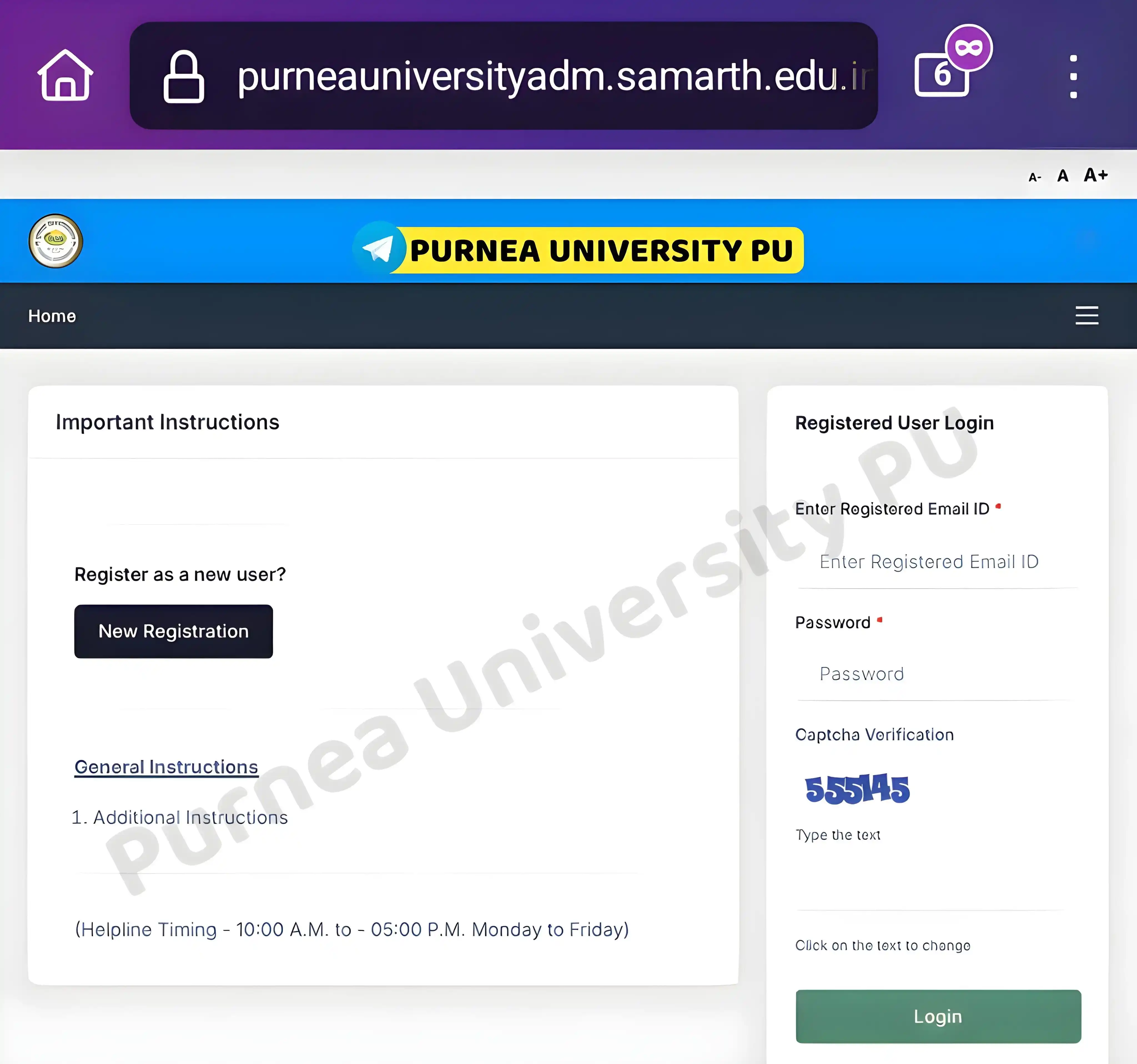 Image from Tech_&_CSC_Support: *पूर्णिया विश्विद्यालय में स्नातक सत्र 2025-29 में नामांकन के लिए आवेद...