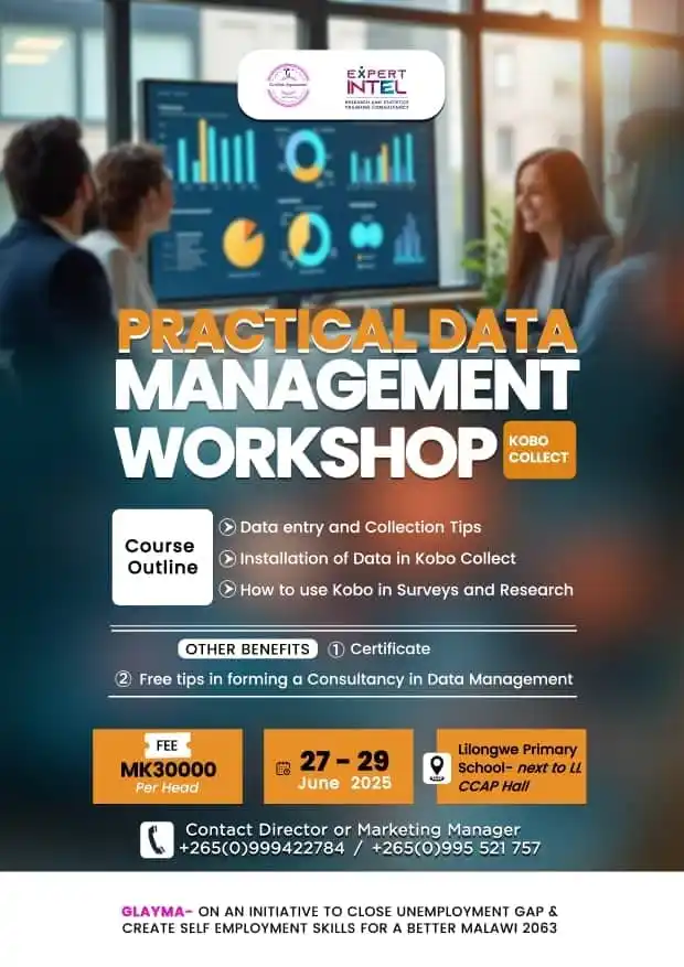 Image from ONLINE JOB VACANCIES: *PRACTICAL DATA MANAGEMENT* *Course Outline* 1. Data entry and Collec...