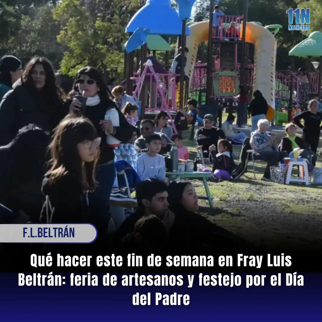 Image from 11Noticias: *🎉▶️ Qué hacer este fin de semana en Fray Luis Beltrán: feria de arte...