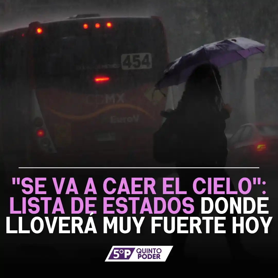 Image from Quinto Poder: Regresaron las lluvias. Prepárate para las inundaciones. La lista. �...