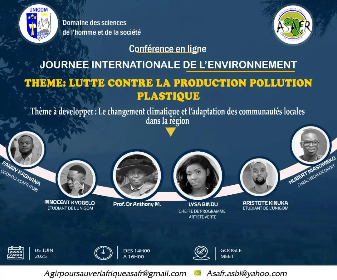 Image from Asafr Asbl: Rejoignez-nous le **5 juin 2025** de **14h00 à 16h00** sur **Google Me...