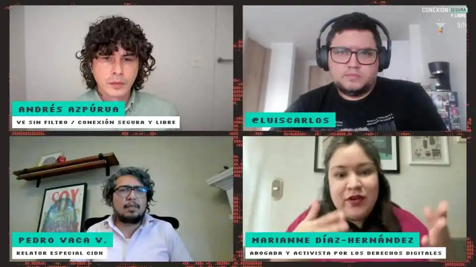 Image from VE sin Filtro: 📌Relator Especial para la Libertad de Expresión de la CIDH, Pedro Vac...