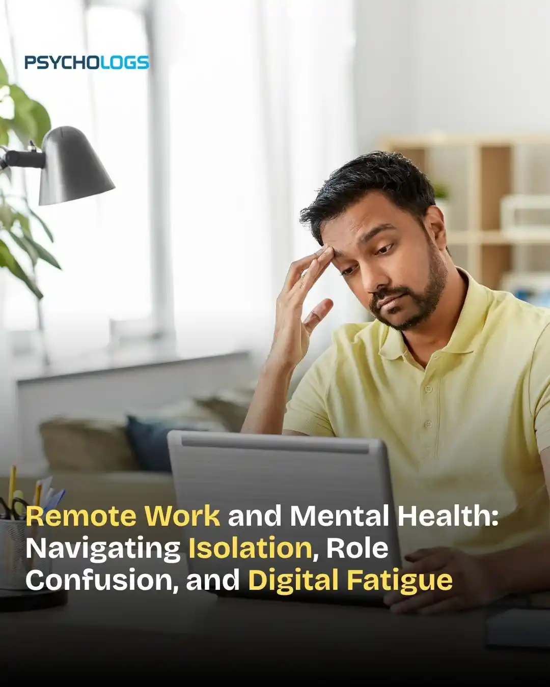 Image from Psychologs: Remote work gave us freedom, but at what cost? 🧠💻 From isolation to ...