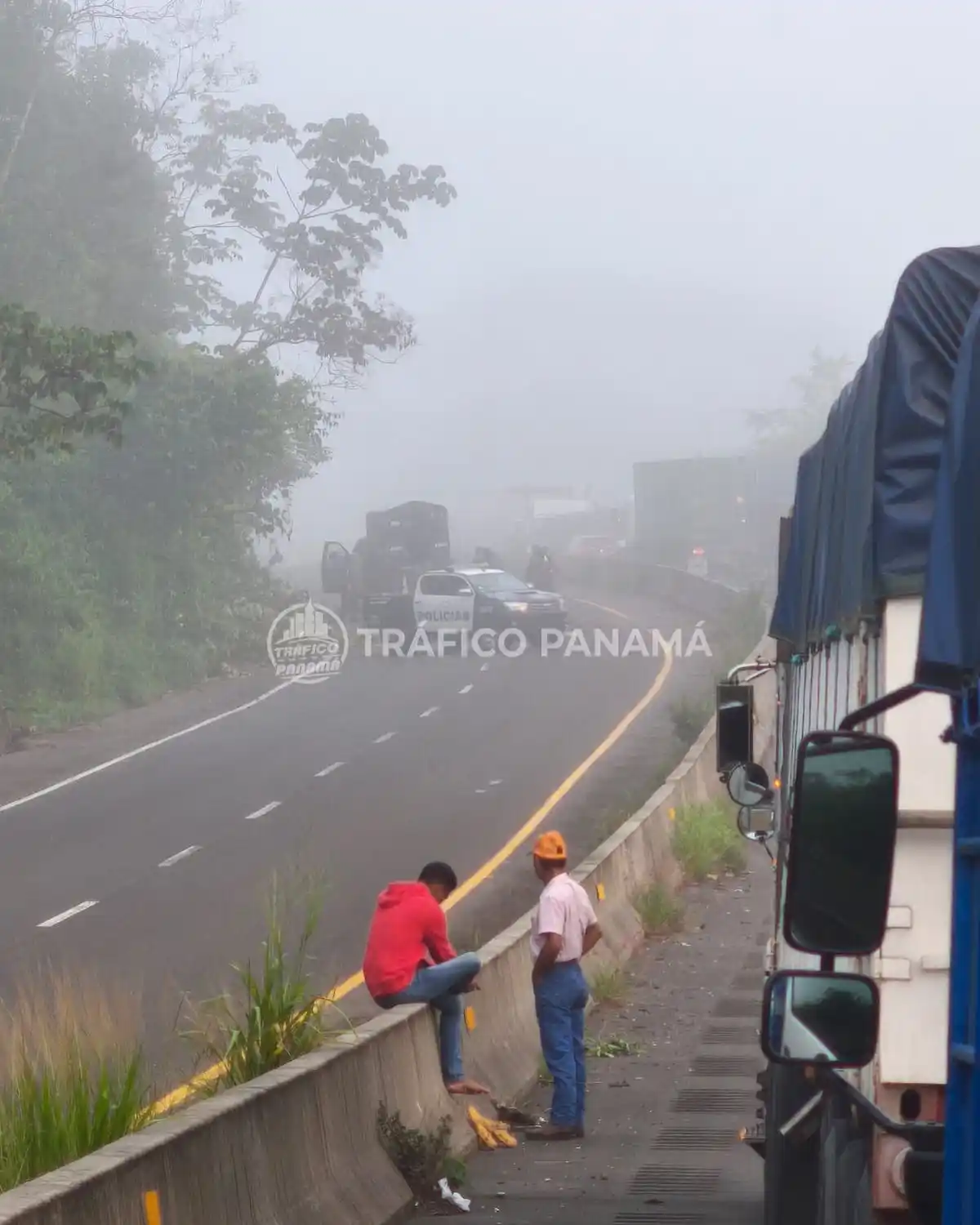 Image from Tráfico Panamá: Reportan el cierre de la vía Interamericana en Viguí....