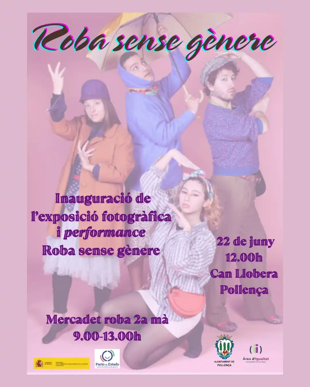 Image from Ajuntament de Pollença: 👖 “Roba sense gènere”: inauguració de l’exposició fotogràfica i perfo...