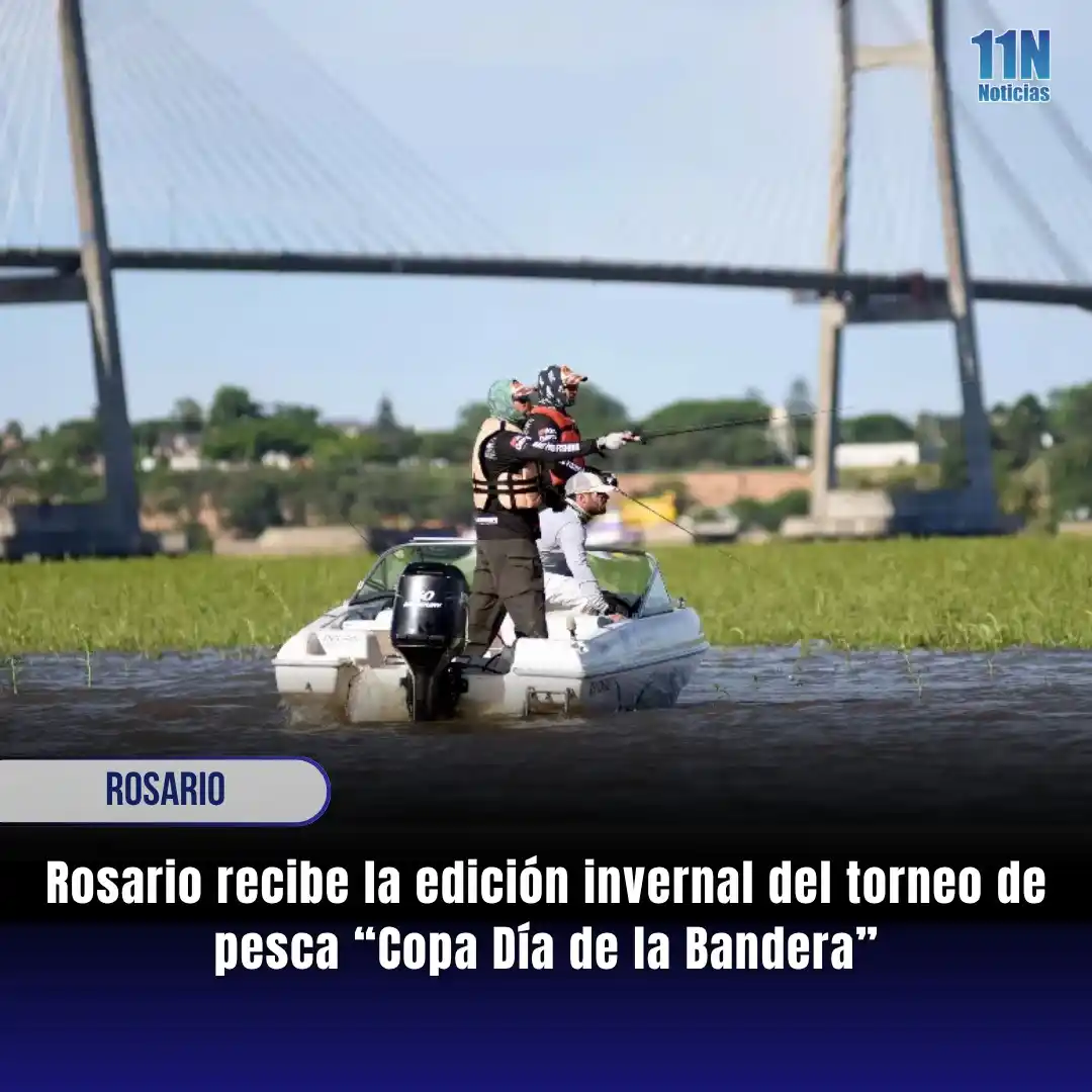 Image from 11Noticias: *🎣💪 Rosario recibe la edición invernal del torneo de pesca “Copa Día...
