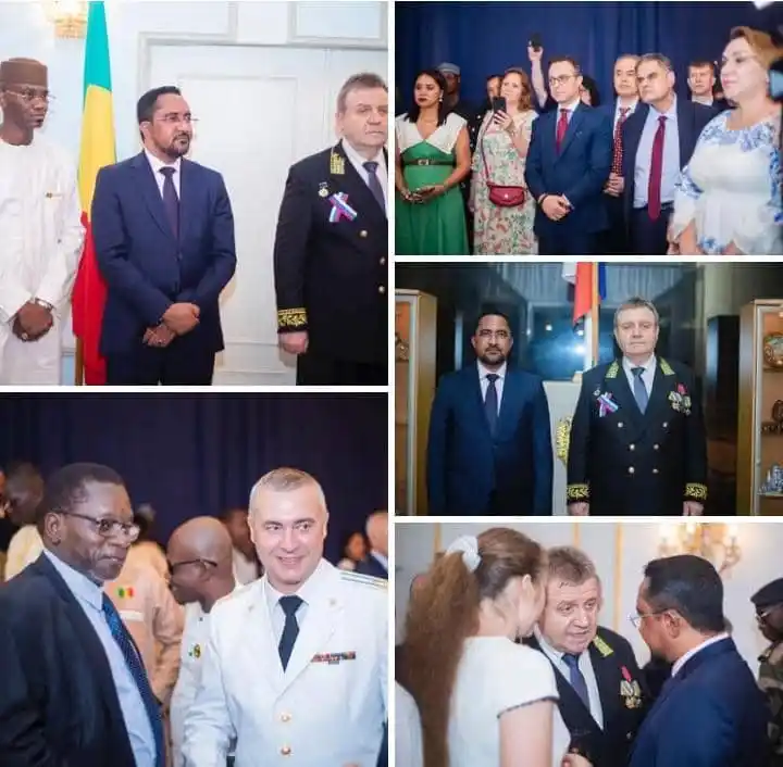 Image from Bamada.net: 🎉🇷🇺 Le Mali célèbre le Jour de la Russie aux côtés de son partenair...