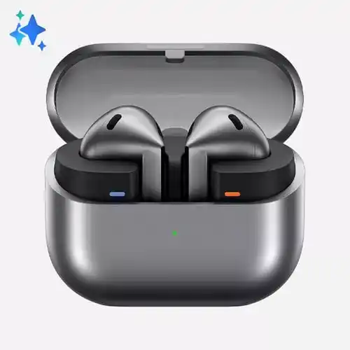 Image from UAI QUE PROMO 📢🎟️: ‼️ Samsung Galaxy Buds3 Fone De Ouvido Sem Fio Galaxy Ai Cinza saindo...