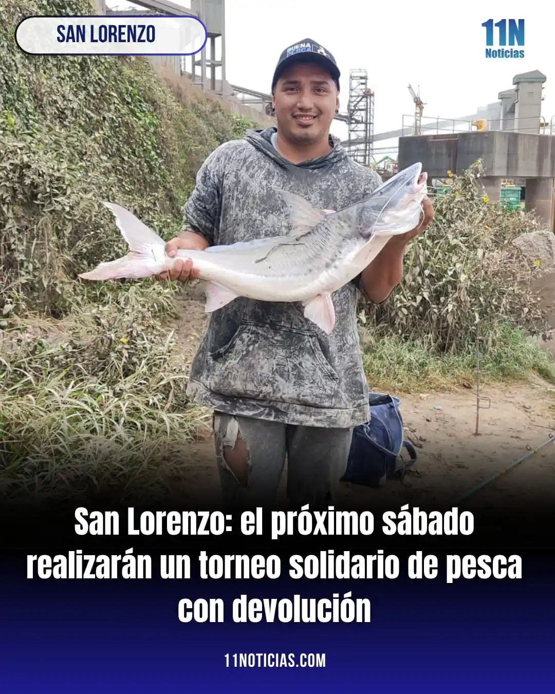 Image from 11Noticias: 🎣➡️ *San Lorenzo: el próximo sábado realizarán un torneo solidario d...