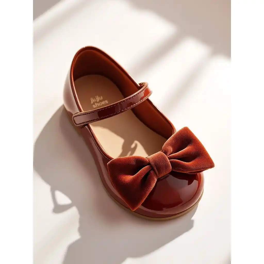 Image from Promos e ofertas | achadinho online : 🔥 Sapatilha laço inverno marrom infantil sandália menina juju shoes ...