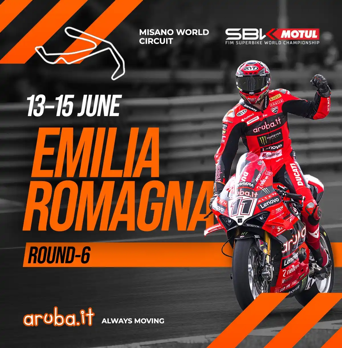 Image from Aruba.it Racing Ducati: 💥 Sarà un round di Superbike emozionante ed impegnativo per il team A...