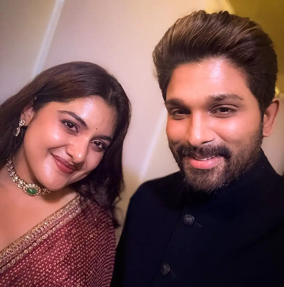 Image from Allu Arjun Updates ❤️😍: Saraswathi and Pushpa ❤️ <a class="text-blue-500 hover:underline curs...
