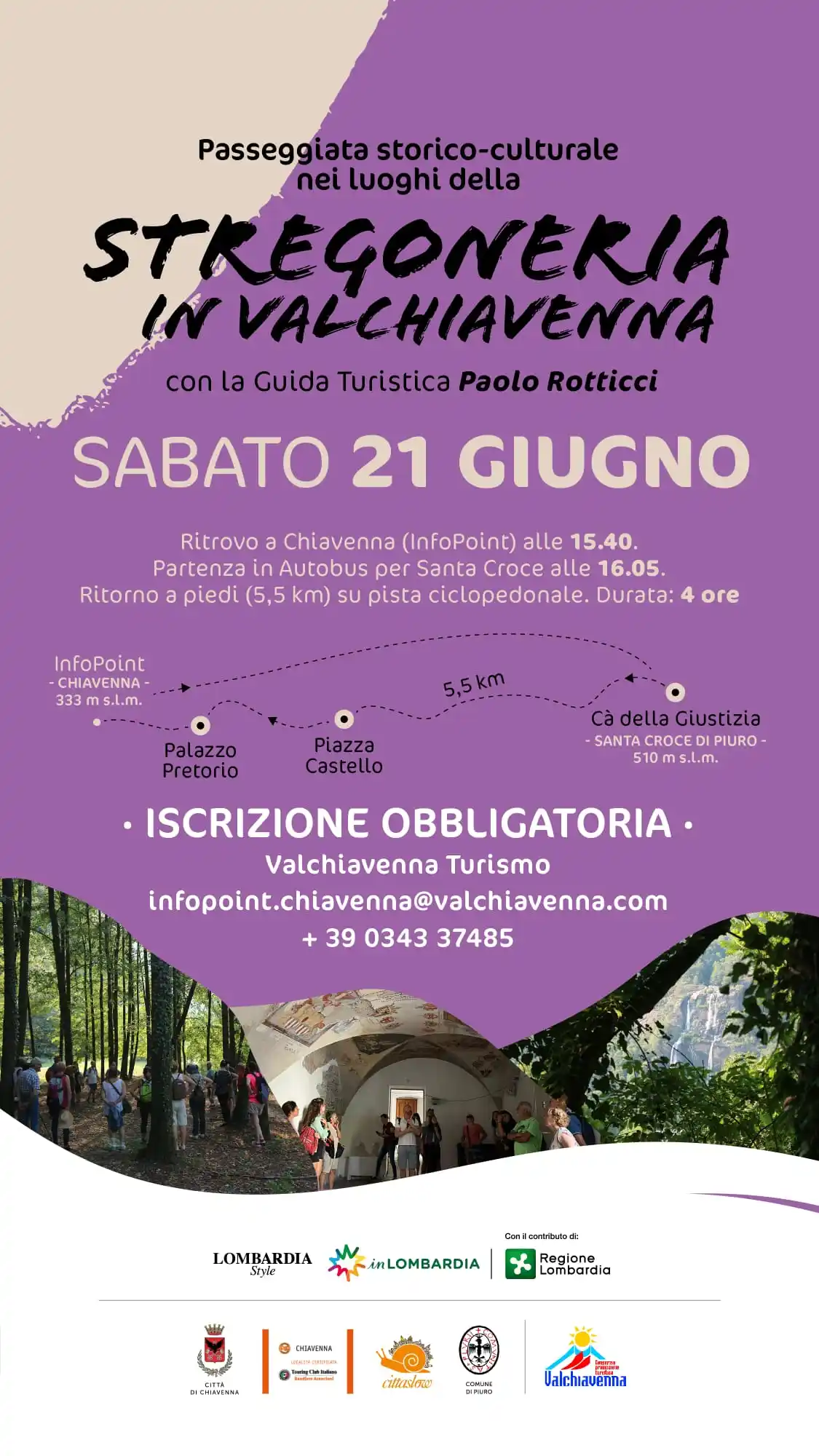 Image from Valchiavenna Turismo: 🧙 Stregoneria in Valchiavenna 21 giugno, passeggiata nei luoghi che h...