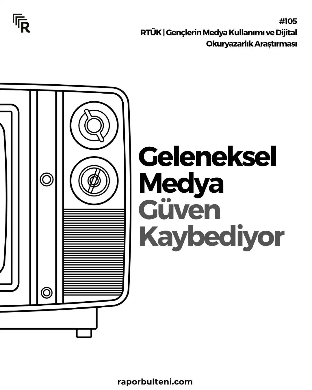 Image from Rapor Bülteni: Televizyon, gençlerin günlük yaşamında hâlâ yer bulsa da, eski etkisin...