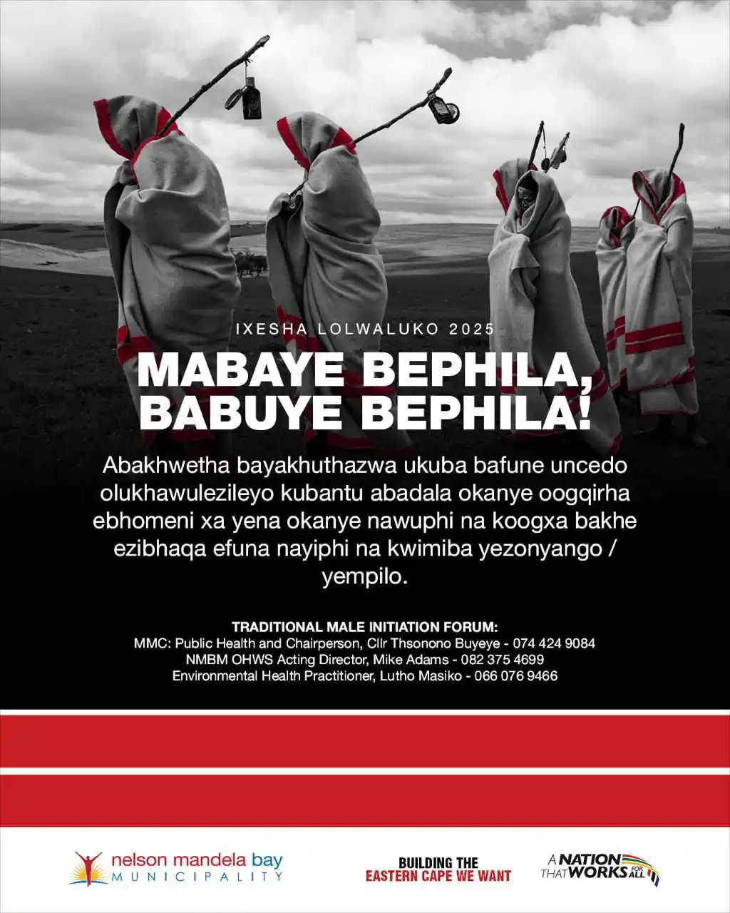 Image from Nelson Mandela Bay Municipality : Ukuvulwa kwexesha lokuqaliswa kwesiko lasebusika lolwaluko-2025 🌍  Ab...