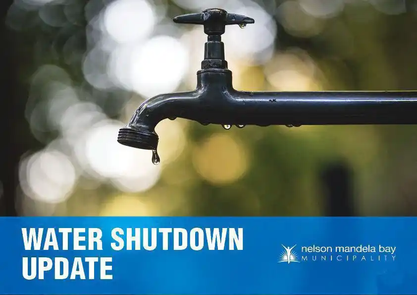 Image from Nelson Mandela Bay Municipality : UPDATE ON WATER DISRUPTION 16 June 2025 The NMBM wishes to inform re...