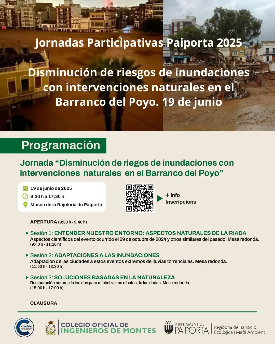 Image from Ajuntament de Paiporta: 📢 V *os recordem que aquest dijous 19 de juny tindran lloc les Jornad...
