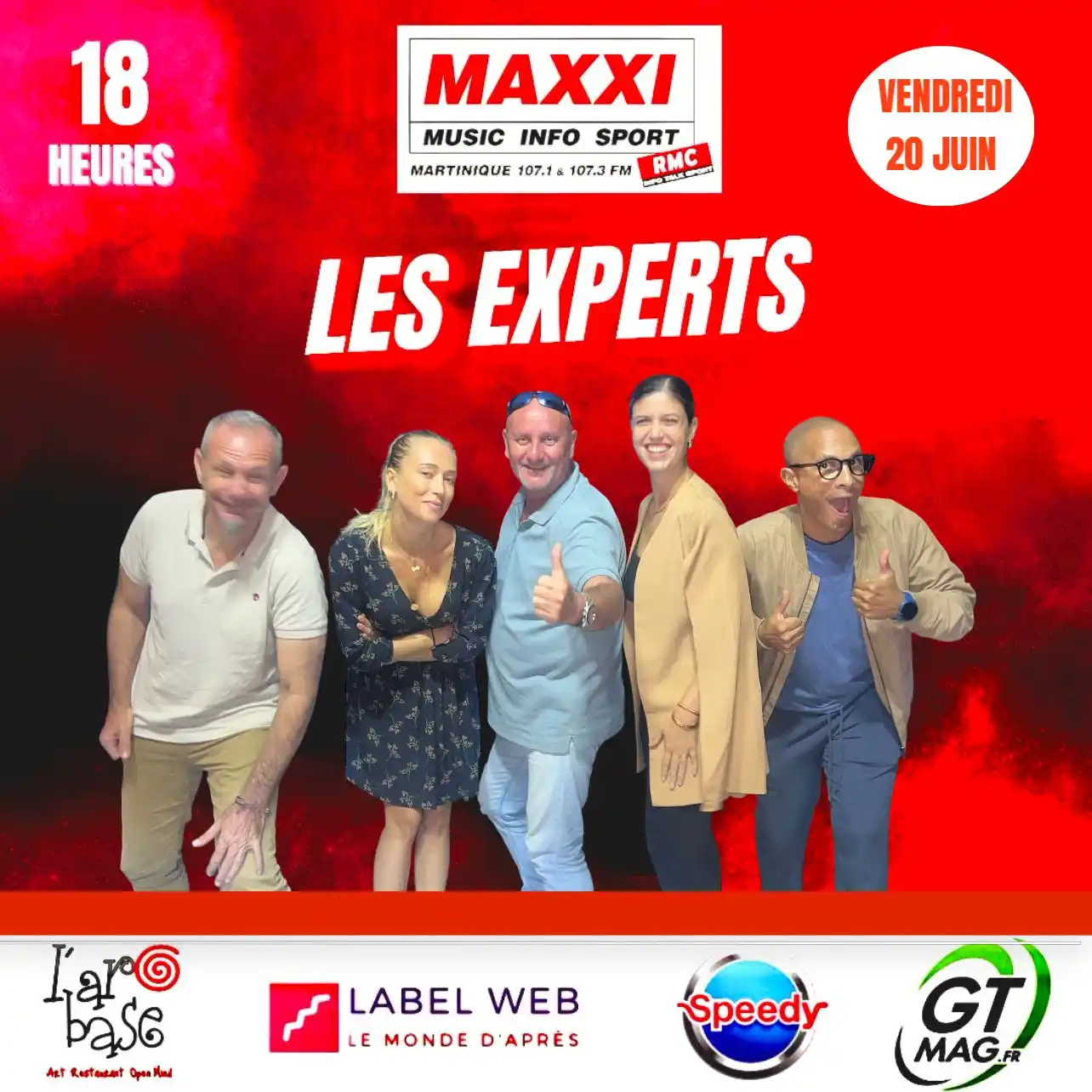 Image from GTMAG.FR: Vendredi La bande a JM sur MAXXI Martinique revient pour la dernière a...