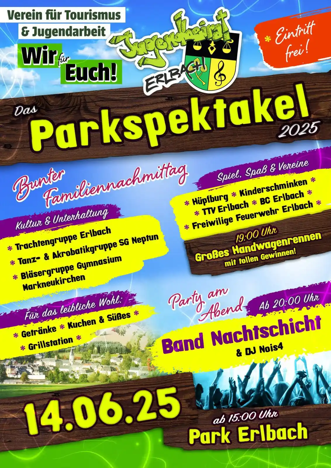 Erlbacher Kirwe post