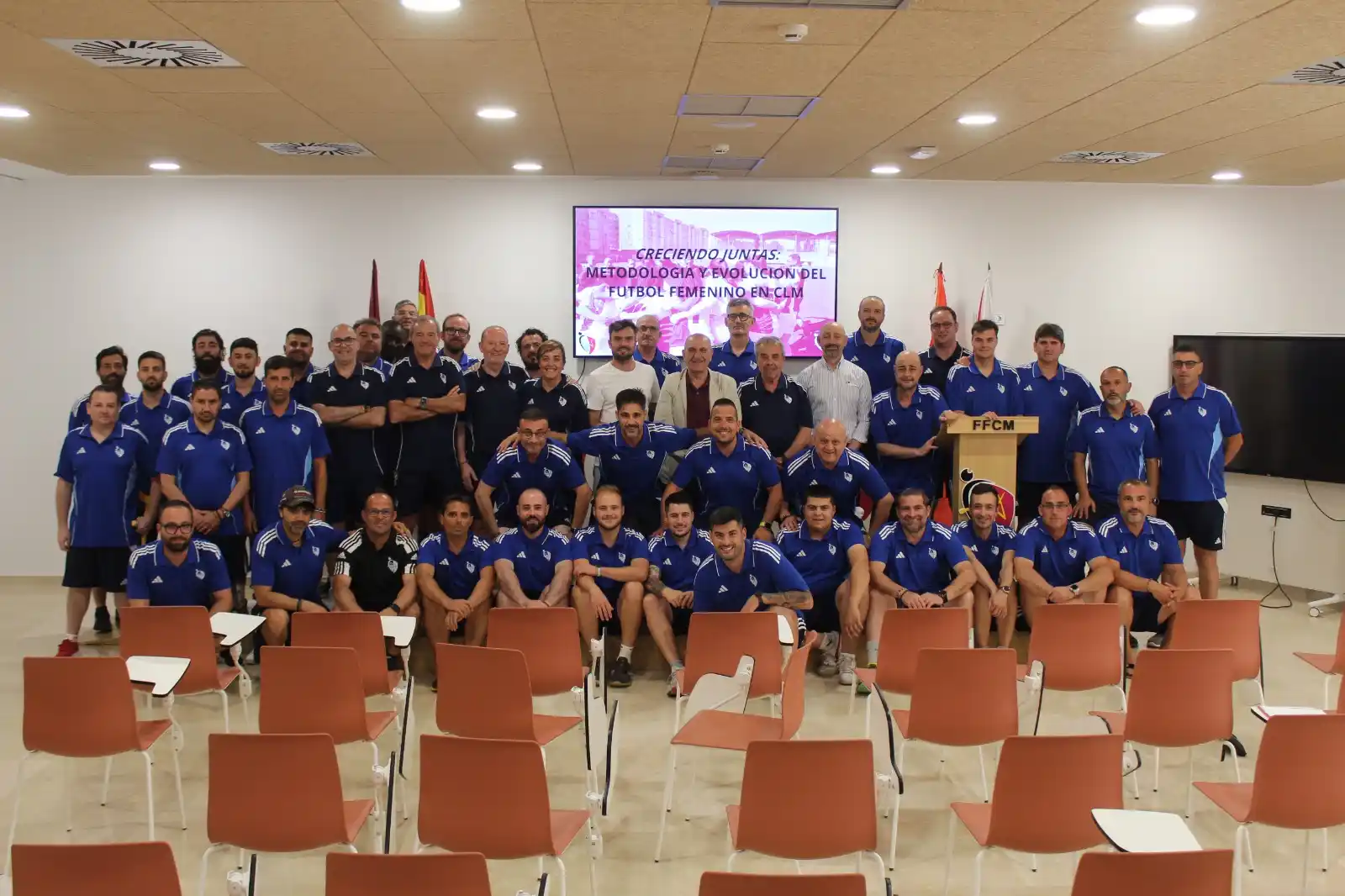 Image from FFCM: 🤝 VISITA | ▶️ El presidente de la Territorial visitó el Campus - Sem...