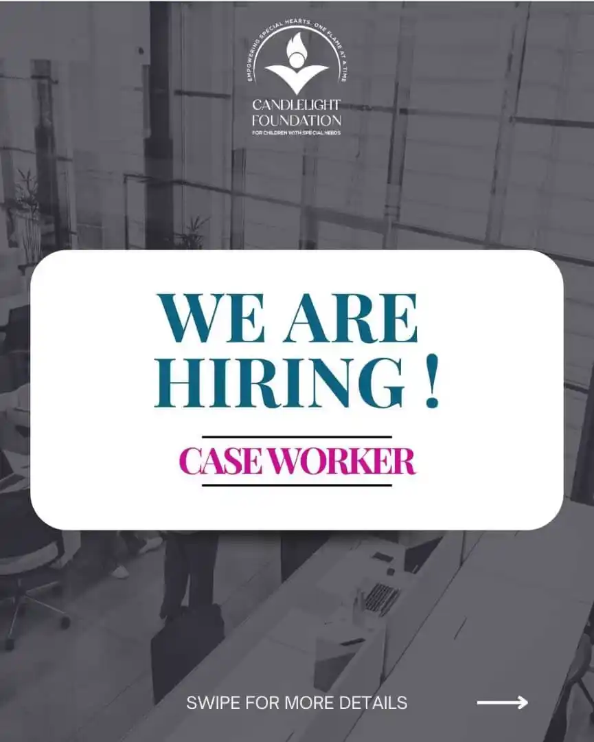 Image from Verifiable Jobs/ Opportunities With #AdetolaElegbeje: We are seeking compassionate, organized, and proactive Case Workers to...