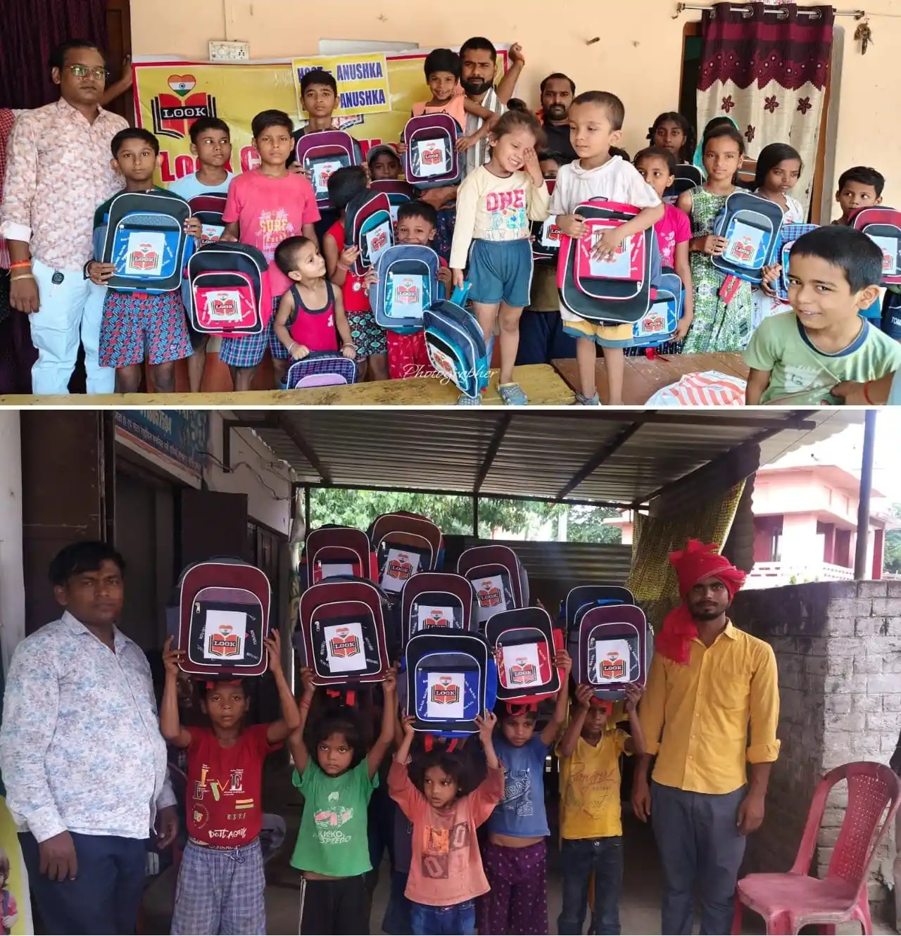 Image from Look: *Whenever we see the smiles 😊 on the children's faces, we feel proud ...
