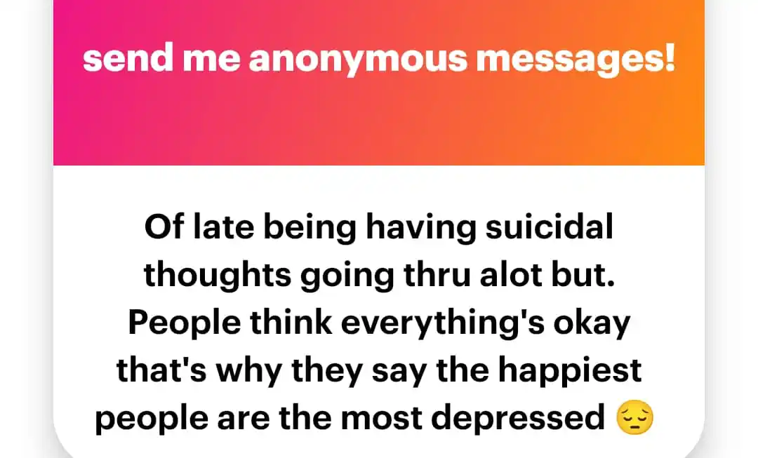 Image from Anonymous Confessions: *You are loved more than you know. Even when the weight of the world f...