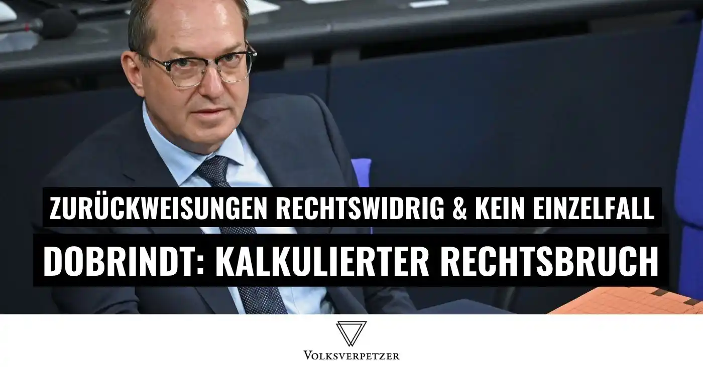 Image from Volksverpetzer: Zurückweisungen an der Grenze sind europarechtswidrig. Rechtsprofessor...