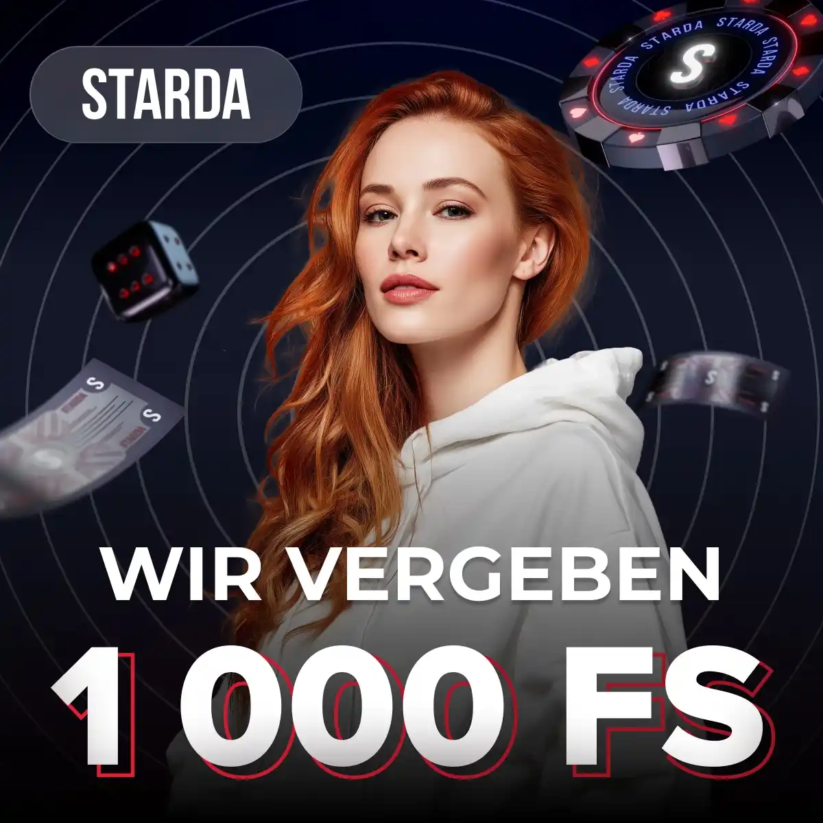 Image from STARDA Casino 🇩🇪: *1000 FS: Erhalte Freispiele als Geschenk! 🎁*  *Am 10. Juni* werden *...