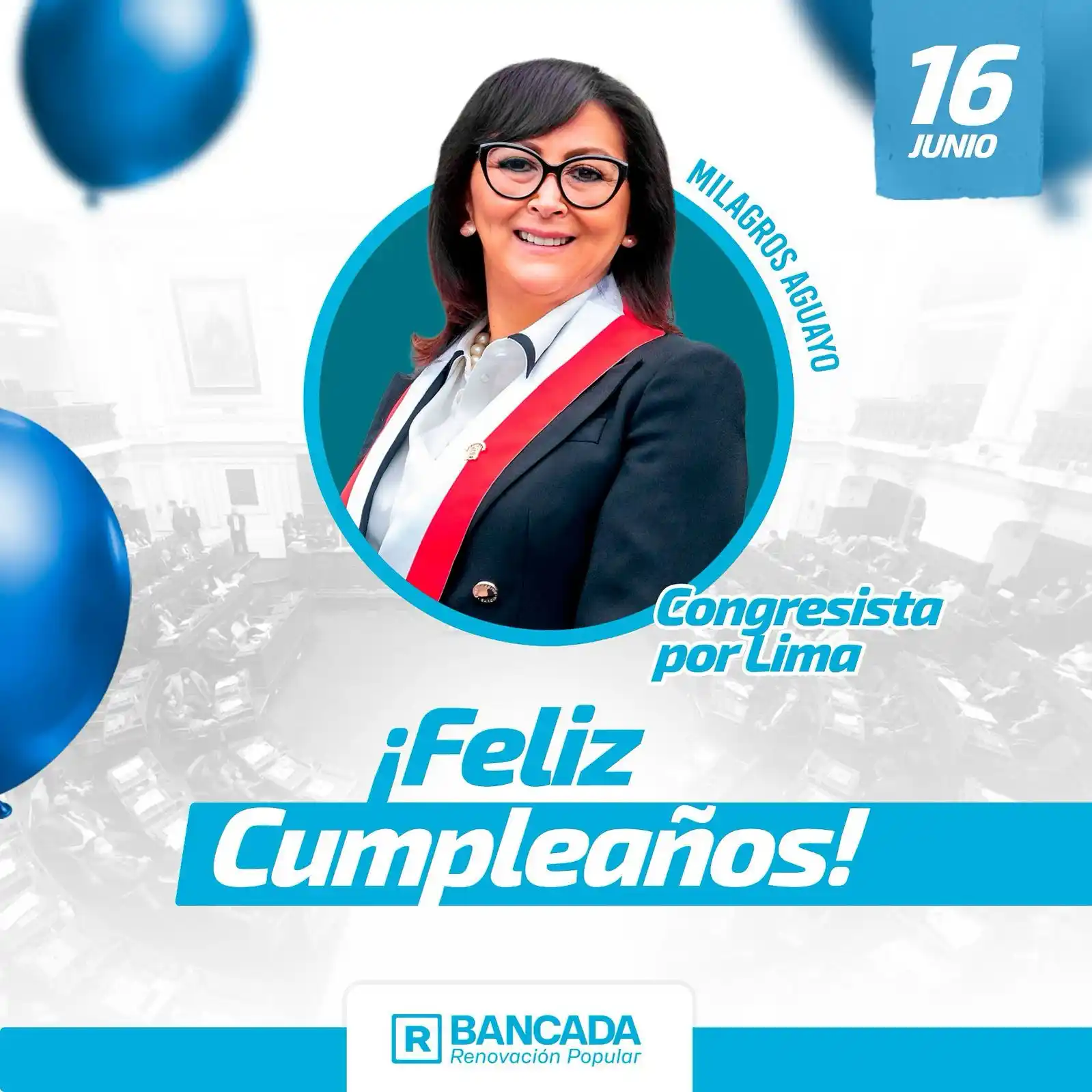 Image from Bancada Renovación Popular ✅📰🔵: 🎂 <a class="text-blue-500 hover:underline cursor-pointer" href="/hash...