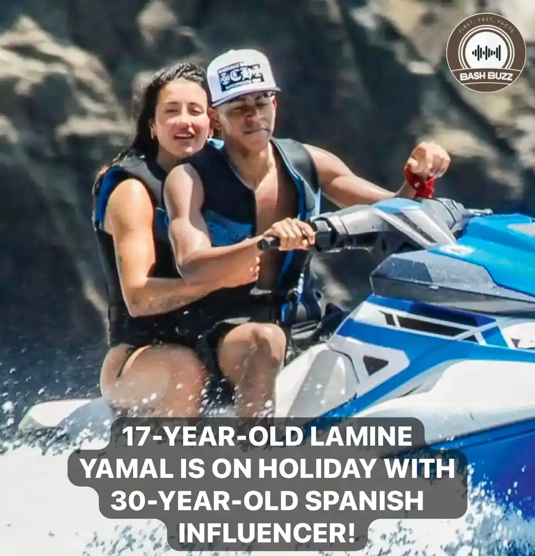 Image from BashBuzz: 🚨 17-year old Lamine Yamal and 30-year old Spanish influencer Fati Va...
