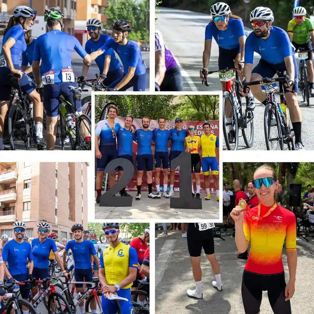 Image from Colegio de Médicos de Valencia: 🚴♂️ 8 médicos valencianos participaron el pasado sábado en el 𝗫𝗩𝗜...