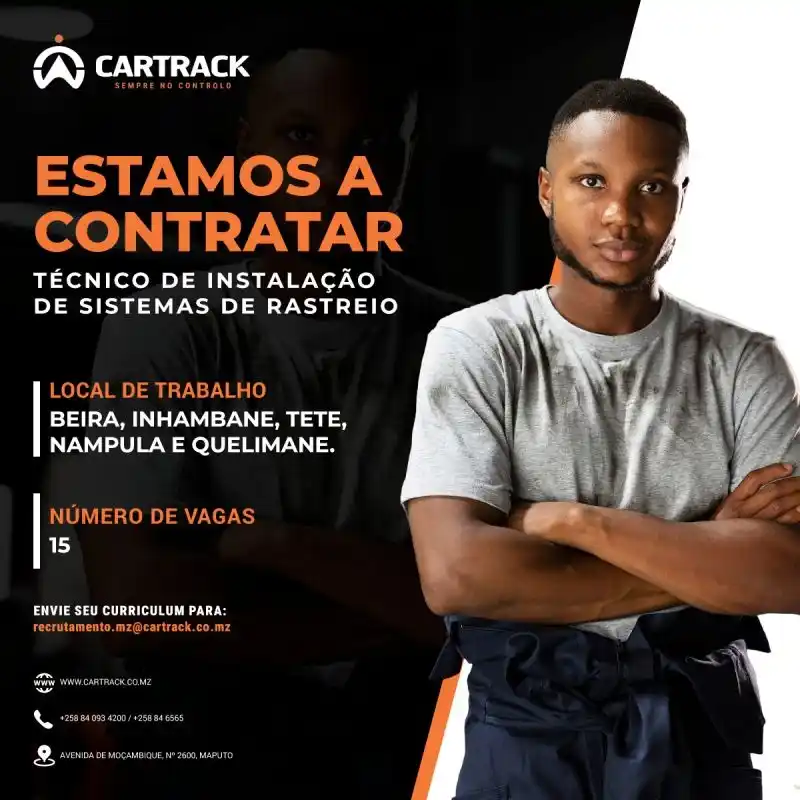Image from News Online Moz Condutores Lda: A Cartrack estรก a contratar ๐รฉ๐๐ง๐ข๐๐จ๐ฌ ๐๐ ๐๐ง๐ฌ๐ญ๐๐ฅ๐รงรต๐๐ฌ ...
